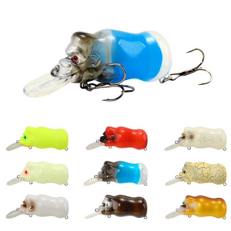 Fishing Lure Crankbait - 64 мм 16 г Плавающий воблер-орангутанг