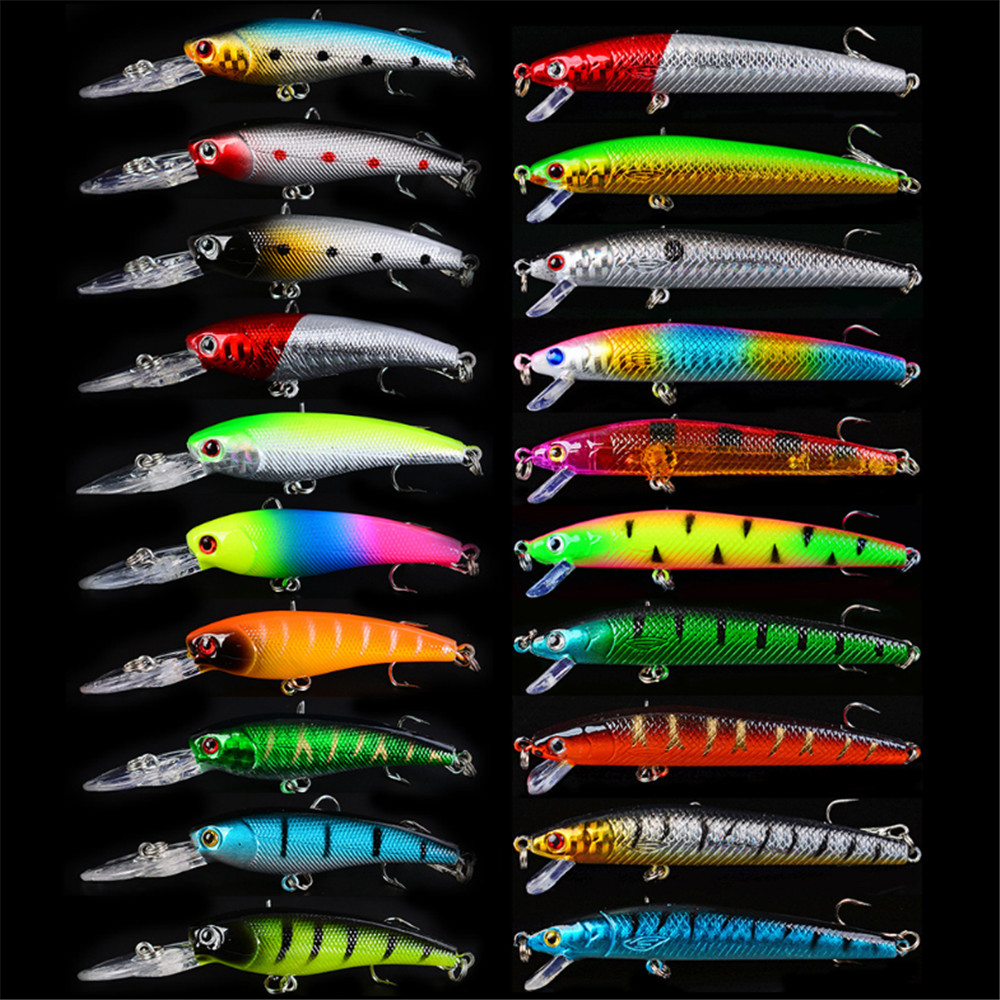Fishing Lure Crankbait - Набор рыболовных приманок в виде гольяна,