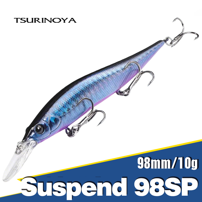 Fishing Lure Swimbait - Воблер TSURINOYA Suspend Minnow AURORA 98SP,