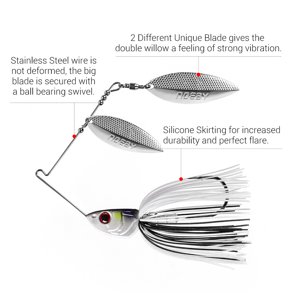 Noeby Spinnerbait 10,5 г 14 г  – обзор и цена Fishing Lure Swimbait