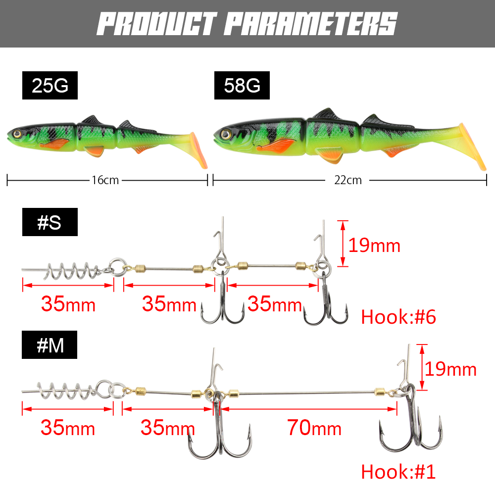Спинполер Щука Stinger Rig Hoo – обзор и цена Fishing Lure Swimbait