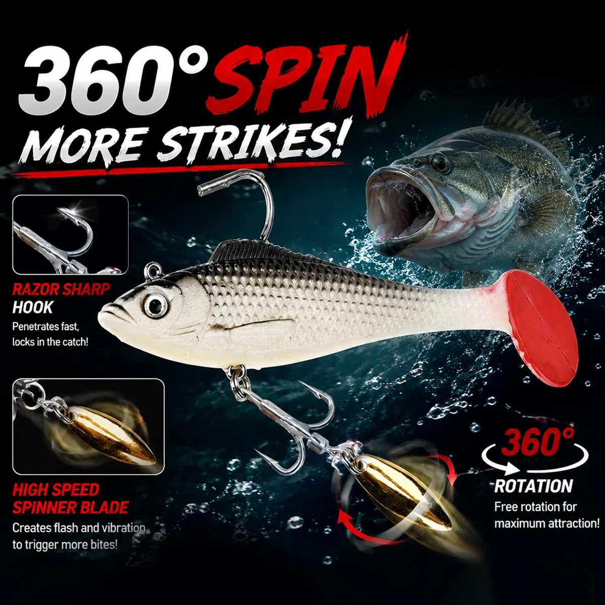 Спиннинговая приманка MEREDITH – обзор и цена Fishing Lure Blade Bait