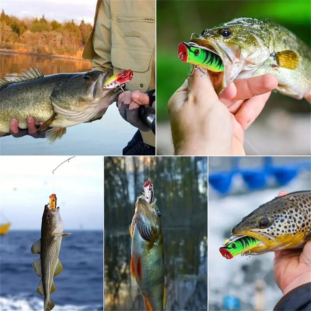 5 шт., рыболовные приманки-поп – обзор и цена Fishing Lure Crankbait