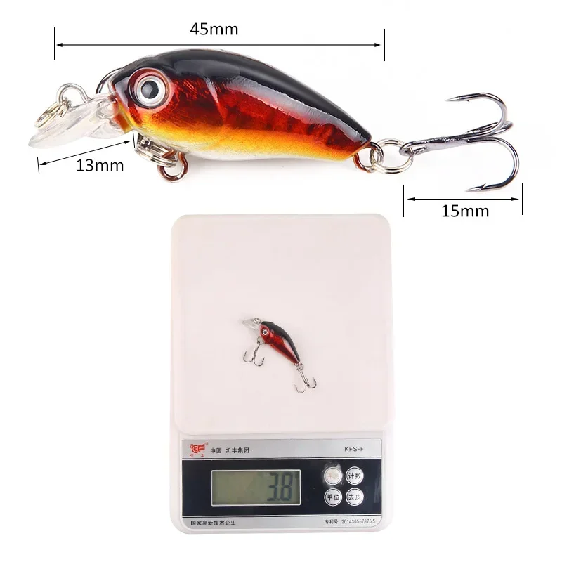 4,5 см, 4 г, 1 шт., мини-прима – обзор и цена Fishing Lure Crankbait