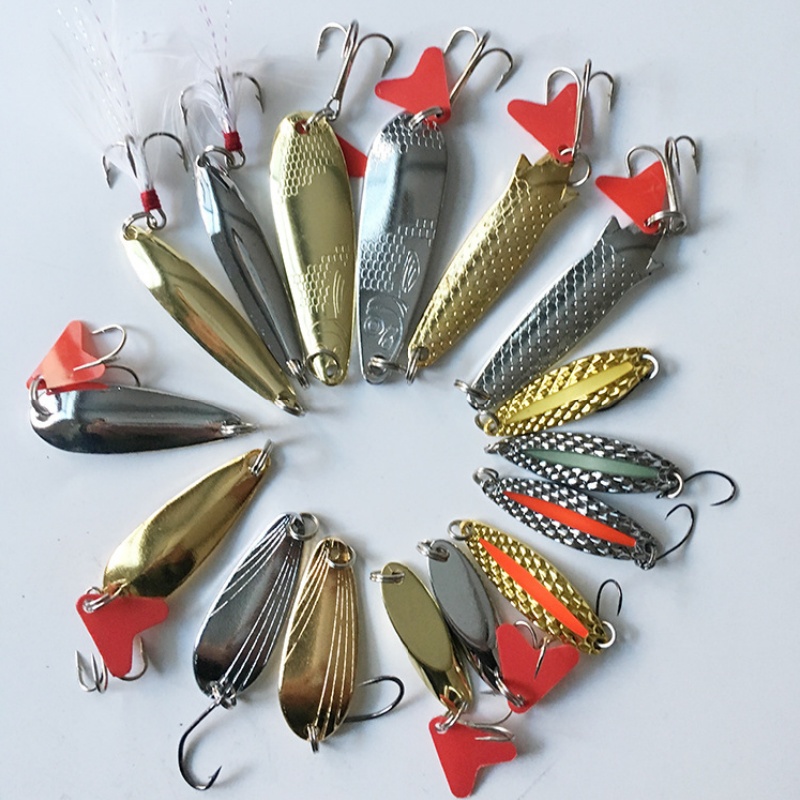 Набор рыболовных приманок, 16  – обзор и цена Fishing Lure Spinnerbait