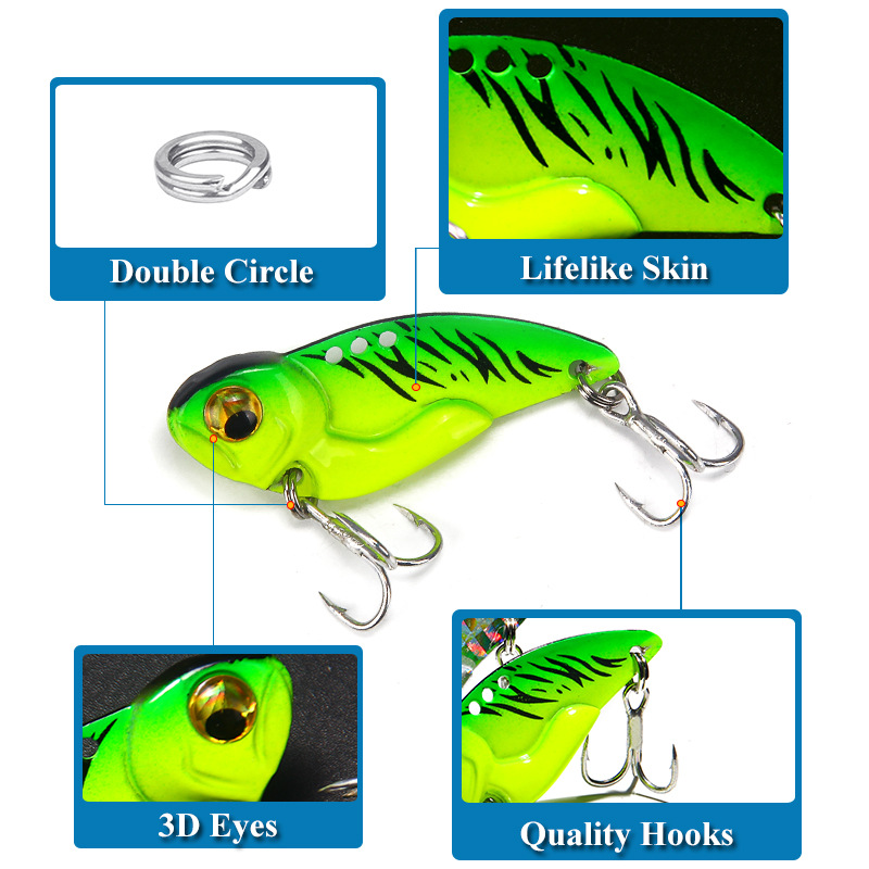 Воблер Billings 1 шт., 8 г, 3, – обзор и цена Fishing Lure Blade Bait