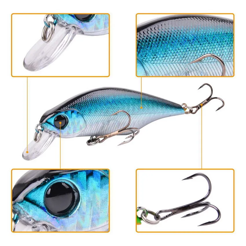 Vissen 9 см 11 г Swimbaits Bas – обзор и цена Fishing Lure Crankbait