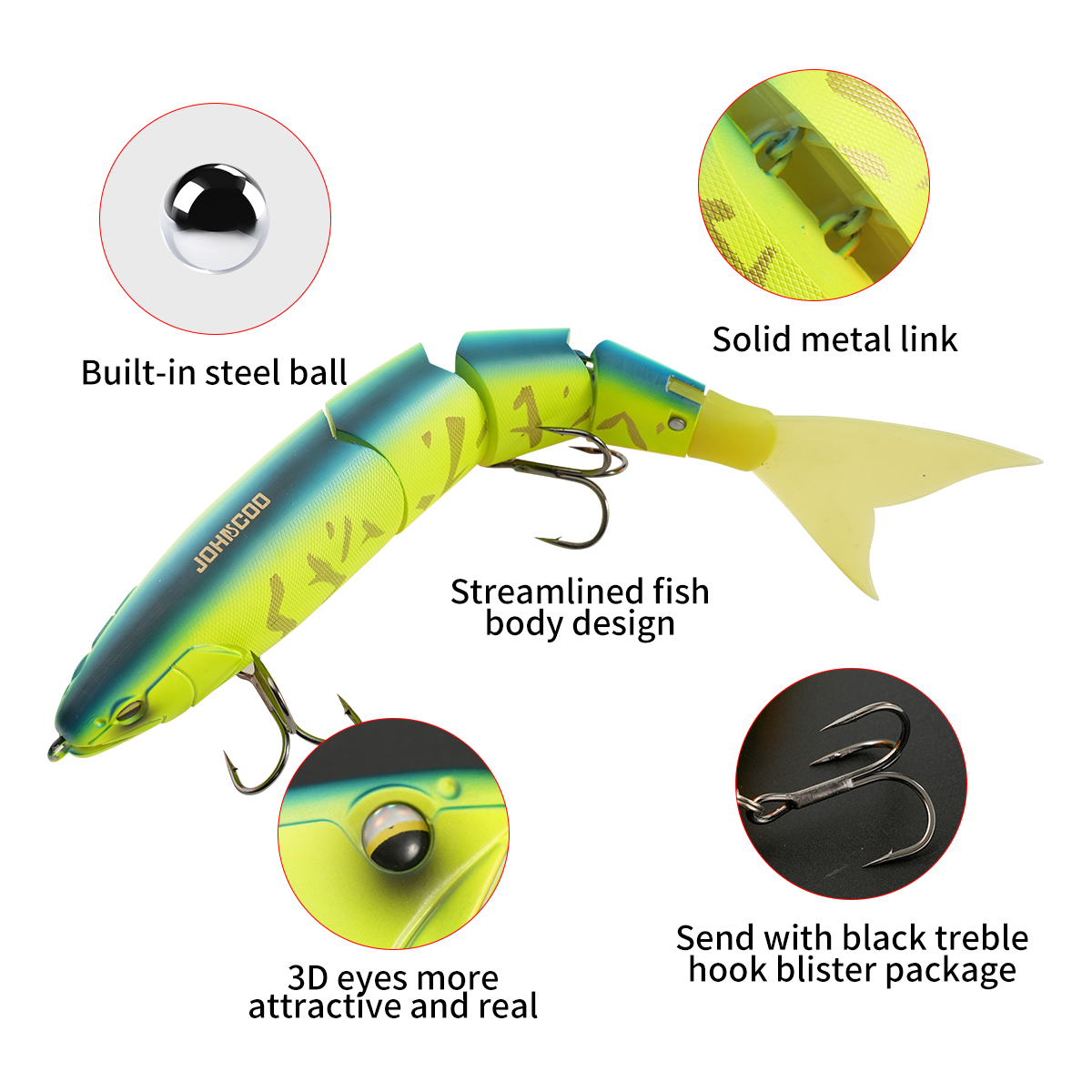 Рыболовная приманка Johncoo, 2 – обзор и цена Fishing Lure Popper